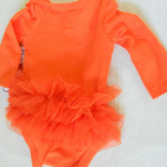 Pumpkin 1st Halloween Costume Tutu Romper 6-9 months New - Picture 2 of 2